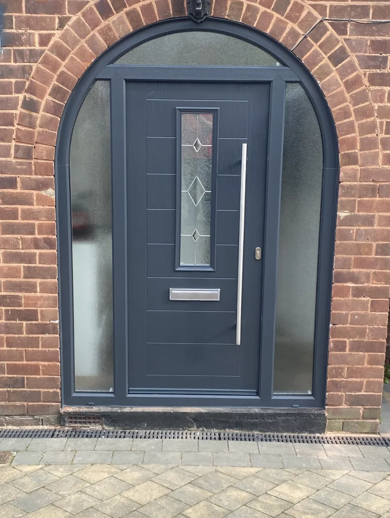 dark grey Arch Door