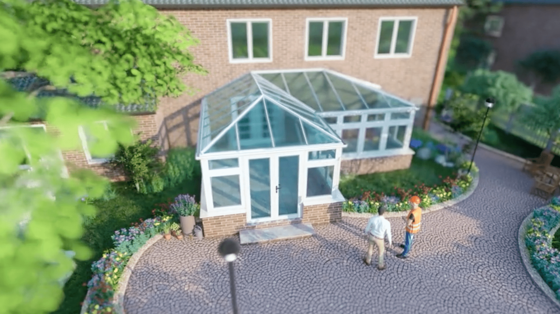 conservatory glass roof