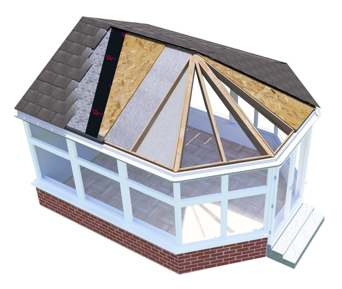 conservatory roof replacement with warmer roof