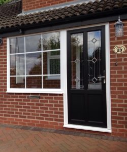 PVCu front door