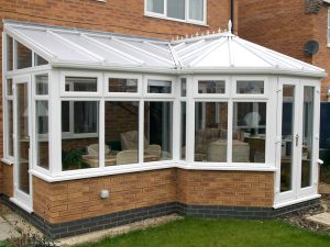 p shape conservatory