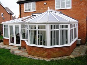 p shape conservatory