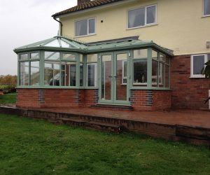 p shape conservatory