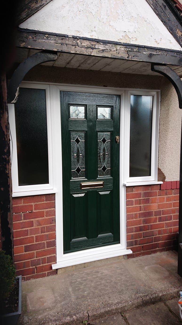 black composite door