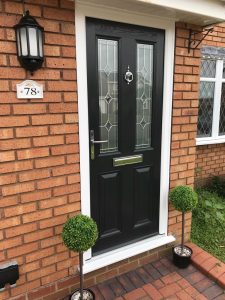 black composite door