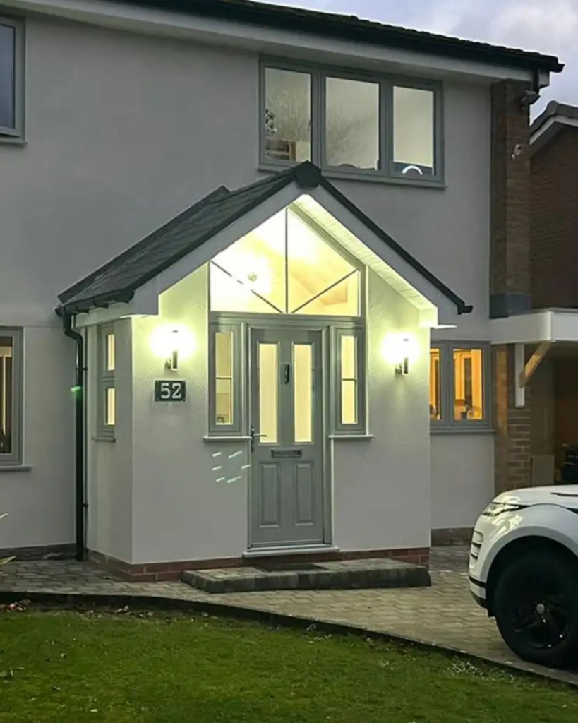 enclosed front porch