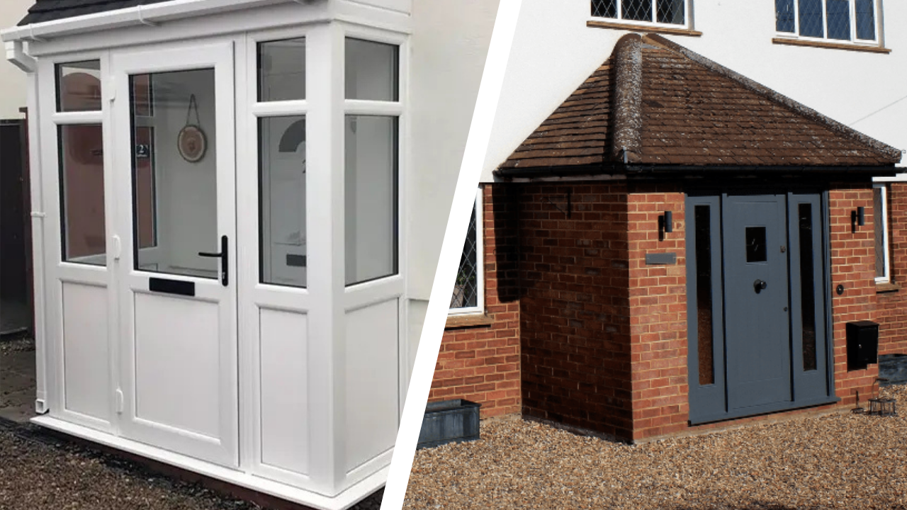 uPVC vs Brick Porches